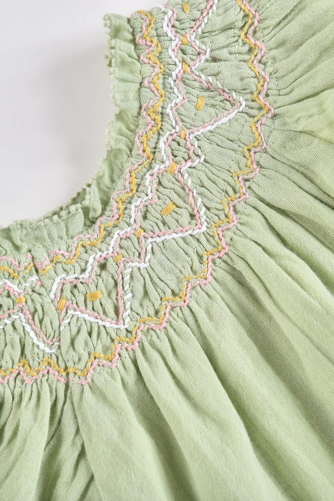 Louise Misha Blouse Flore Olive Größe: 9M | Hemden Outlet | kids | Grün