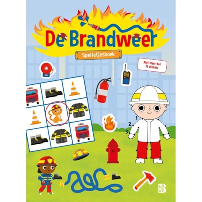 De Brandweer Spelletjesboek - Brandweerreeks
