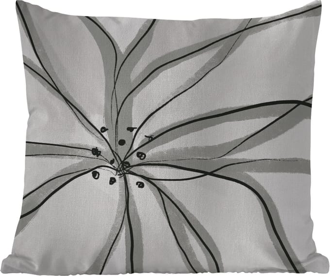 Sierkussen Buiten - Bloemen - Abstract - Design - 60x60 cm - Weerbestendig