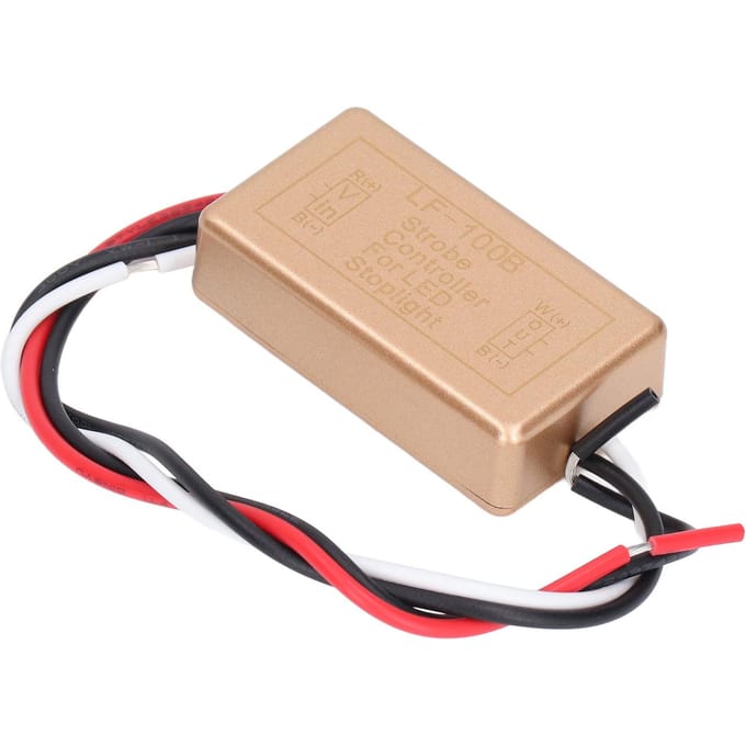 LED Knipperrelais Knipper Stroboscoop Controller Regelmodule voor Auto Motorfiets Jacht beige