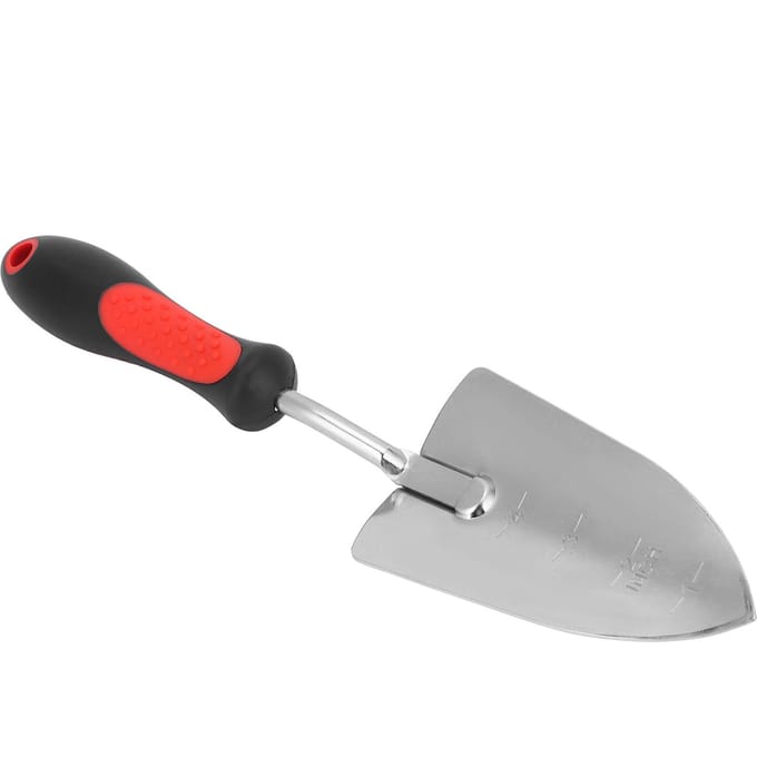 Pelle de Jardinage Chromée Pelle à Creuser et Planter Outil Accessoire de Jardinage 340mm gray