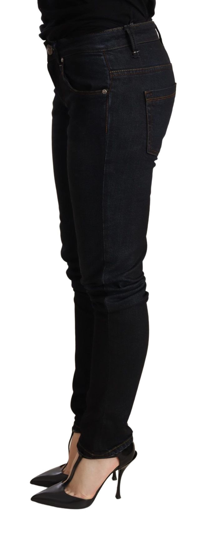 Acht Skinny Jeans Donkerwas