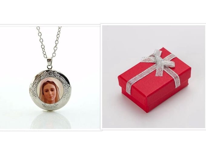 Ketting met hanger Maria Medjugorje inkl. (medaillon)