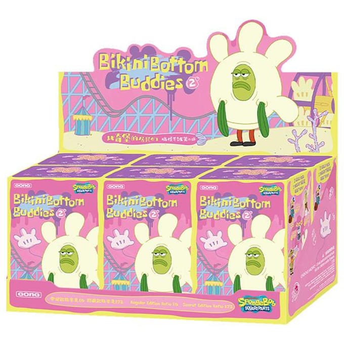 POP MART Bikini Bottom Buddies - Whimsical Pluche Serie 2 Blind Box