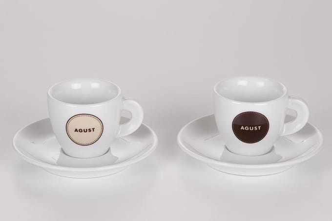 Caffè Agust advertising espresso kop (6) +/-40ml