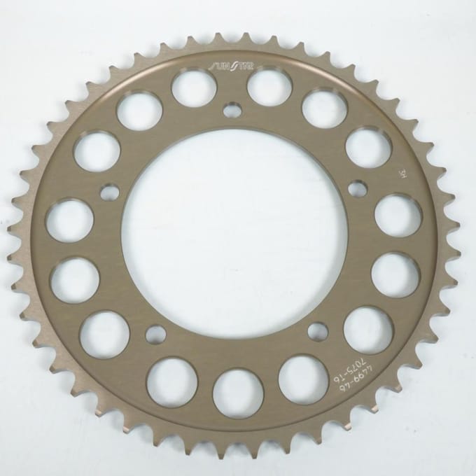 Achtertandwiel Sunstar voor Motor Triumph 600 TT 2000 tot 2003 46 tanden / linksachter Nieuw