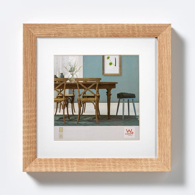 walther+ design EF440E Wissellijst Papierformaat: 40 x 40 cm (b x h) 40 cm x 40 cm Eiken