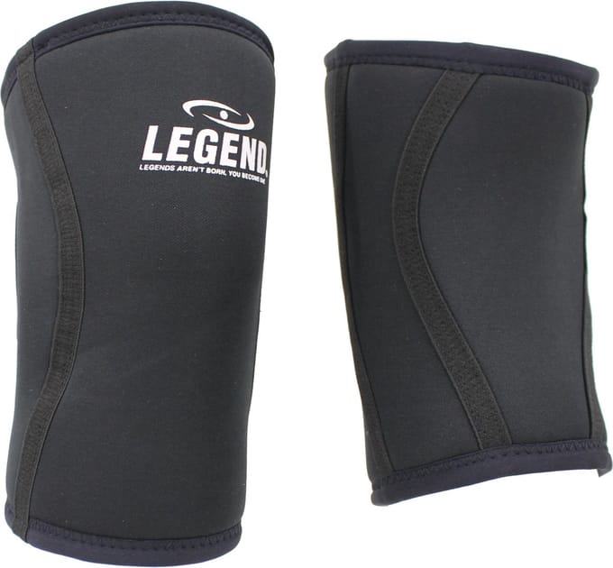 Power Lifting Knie Band 10mm Heren/Dames Zwart L