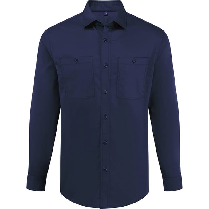 Premier Unisex Volwassen Utility 2.0 Shirt (Marineblauw)