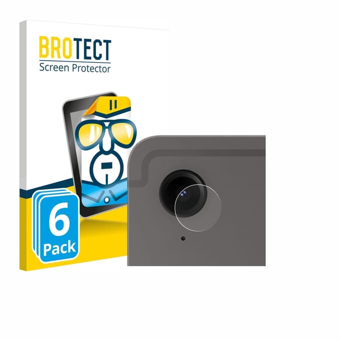 BROTECT - Screenprotector voor Samsung Galaxy Tab S9 FE (ALLEEN Camera Lens) - Folie Beschermfolie transparant 6 Stuks