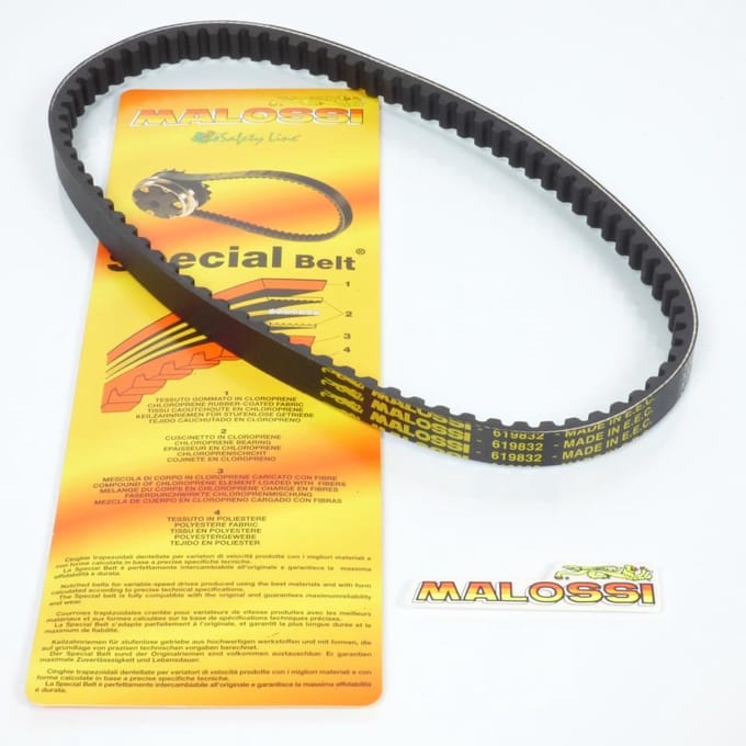 Courroie de transmission Malossi pour Scooter Piaggio 50 NRG AC Neuf