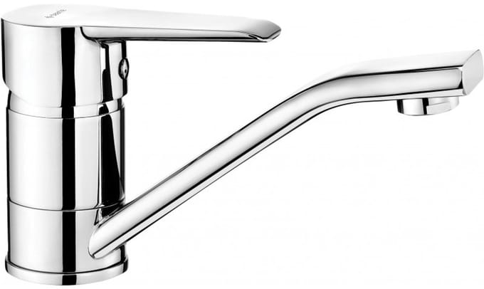Deante Corio - Wastafelkraan - Chromen Afwerking - Roteerbare Uitloop - Waterbesparende Aerator