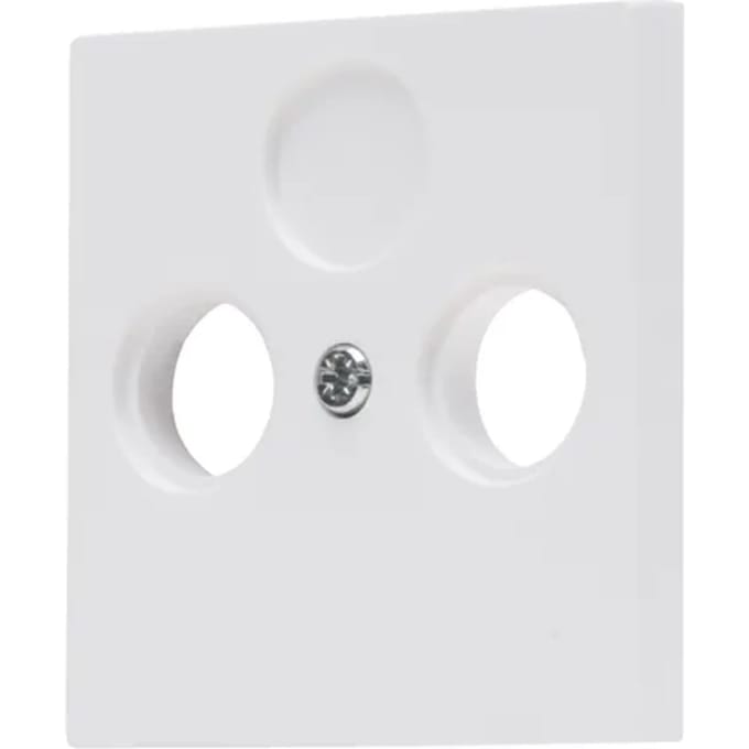 Kopp Afdekplaat Athenis Coax Mat-wit