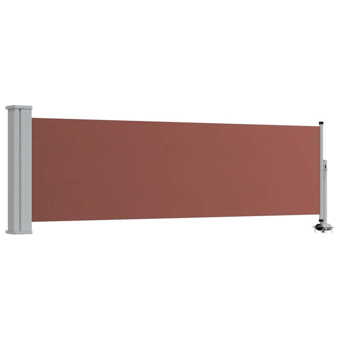 vidaXL - Tuinscherm - uittrekbaar - 80x300 - cm - bruin