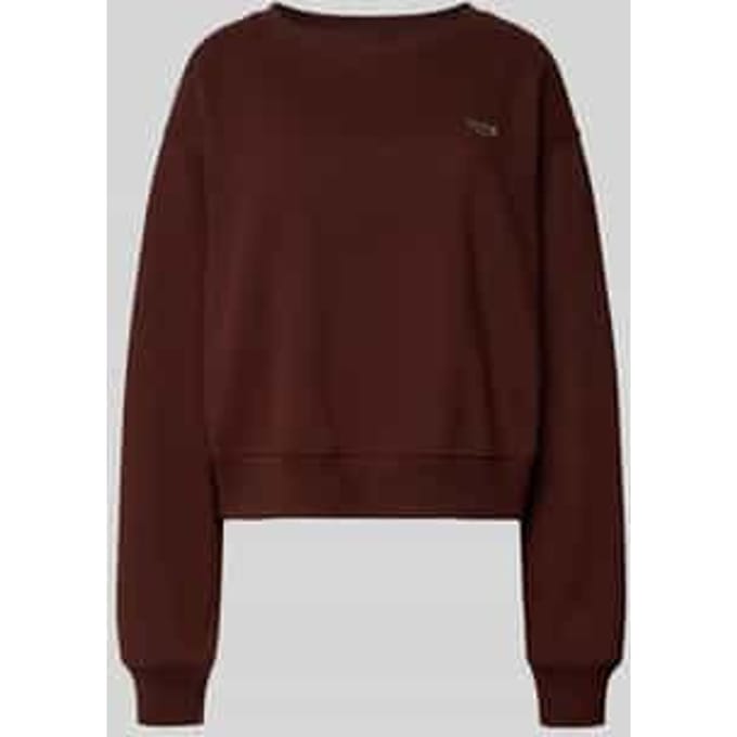 Relaxed fit sweatshirt van katoenmix