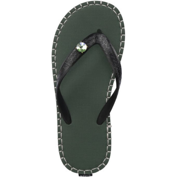 Uzurii | Teenslippers | Dames | Legergroen | Maat 39/40