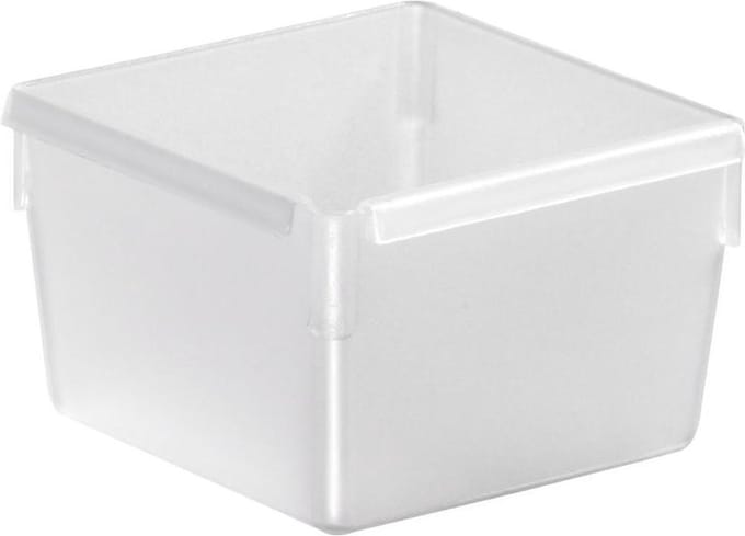 Curver Ladebakje Organiser - L 8 x B 8 x H 5 cm - Zilver