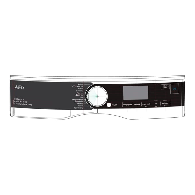AEG controlepaneel, wit, AEG 140248654026