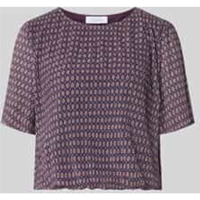 Regular fit blouse met plooienlook
