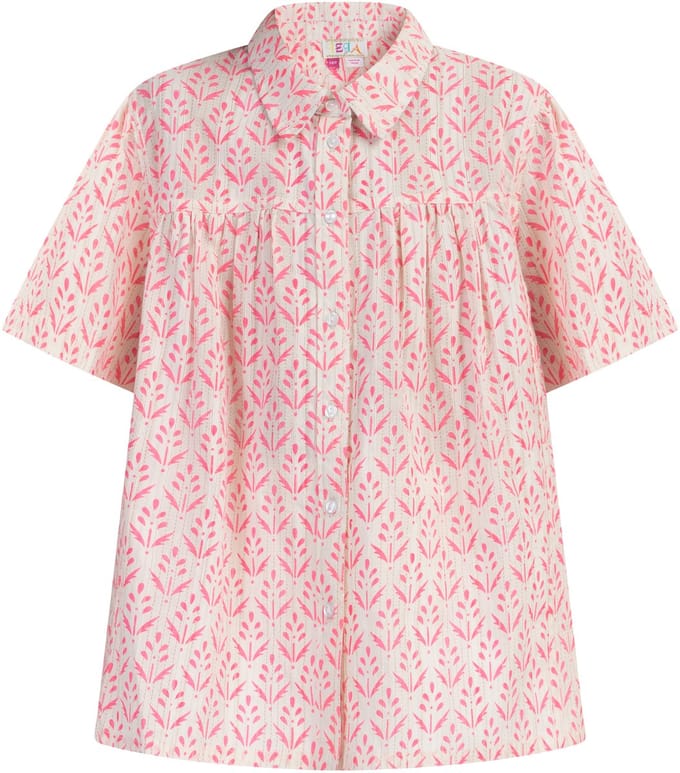 IZIA blouse met korte mouwen