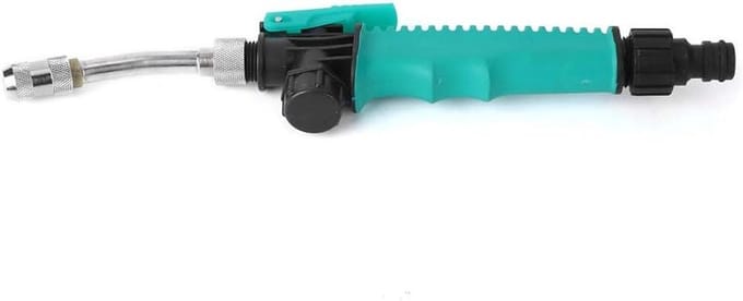 Hogedruk Waterspuit - Tuingereedschap Metaal - Auto Wassen - Verstelbaar Mondstuk - 30 cm - Metaal