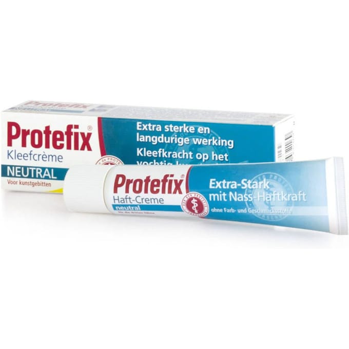 Protefix Kleefcrème Neutraal | Smaakvrij, prothese & mondcomfort 40 Crème
