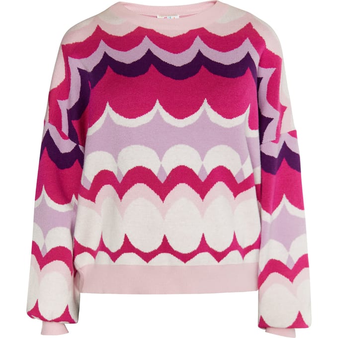 IZIA Jumper Dames Roze Veelkleurig