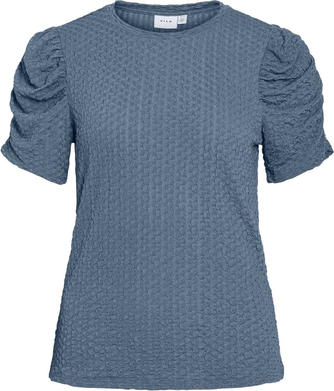 VILA - VIANINE S/S PUFF SLEEVE TOP/1/KA - Dames - T-shirts