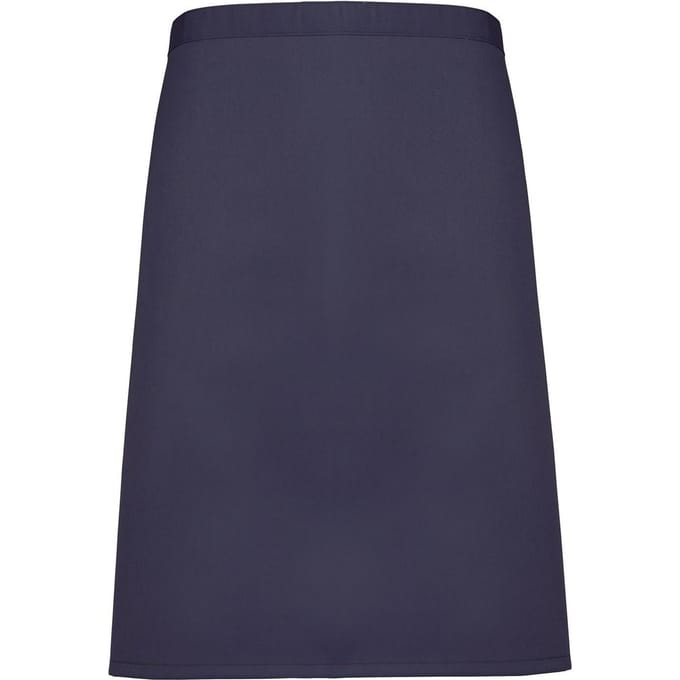 Premier Unisex Volwassenencollectie Halflang Taille Schort (Marineblauw)