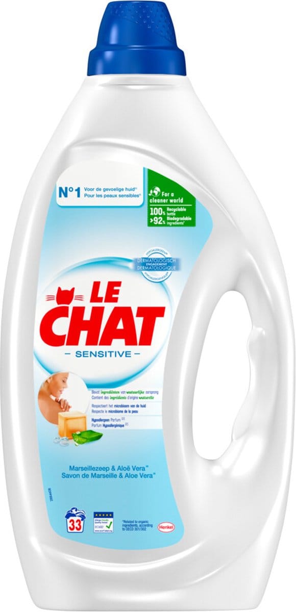 Le Chat Gel Sensitive 33 Wasbeurten