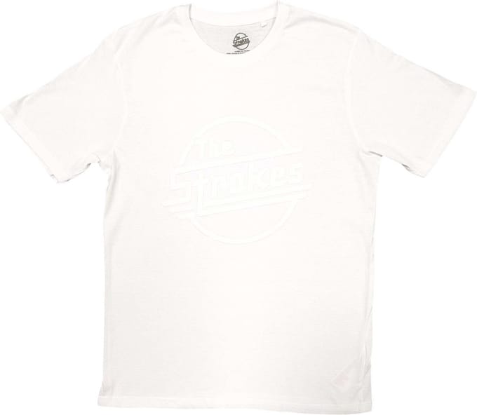 The Strokes - OG Magna Heren T-shirt - L - Wit