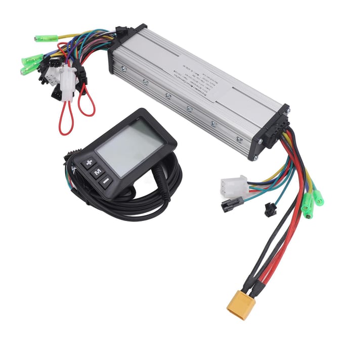 24V 36V 48V 250W 350W Borstelloze Motor Dubbele Aandrijving Controller G51LCD Display Elektrische Fiets Controller black