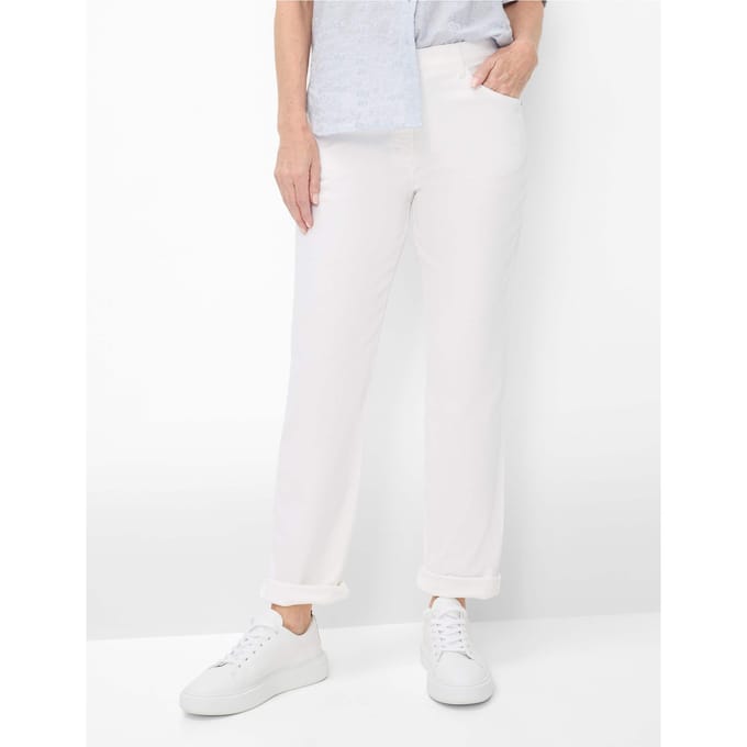 Raphaela by Brax Dames Jeans  Style CORRY WHITE, denim wit, maat 50