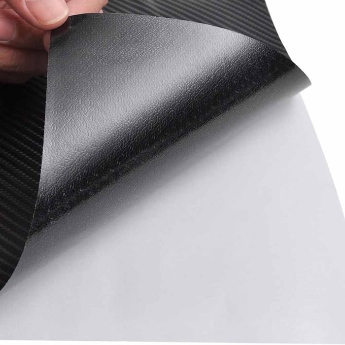 vidaXL - Autofolie - 4D - 100x150 - cm - zwart