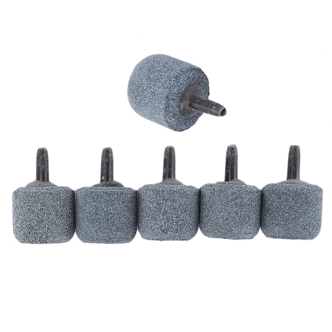 30PCS Grès Noir Aquarium Pompe à Oxygène Aération Pierre à Air Aquarium Pierres à Bulles Accessoire gray
