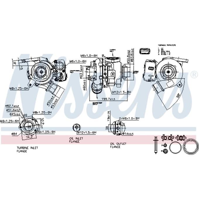 Supercharger, drukvulling NISSENS 93432