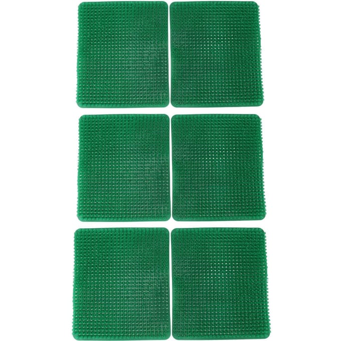 6 Stuks Kippennestbakmatten PE Kippennestmatten voor Hok Kippenei Legaccessoire Grijs