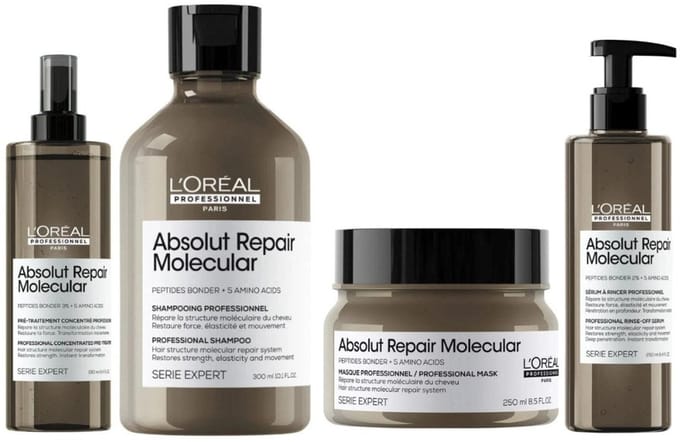 L'Oréal Professionnel - Absolut Repair Molecular Complete Set - 190+300+2x250ml