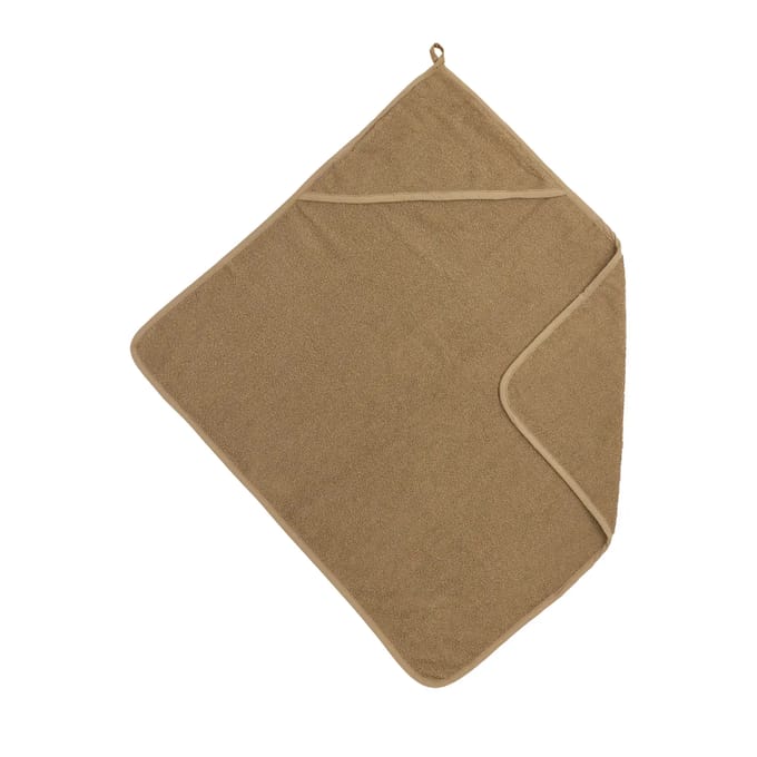 Meyco Baby Uni badcape - badstof - toffee - 75x75cm