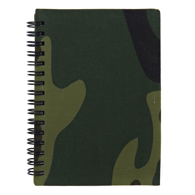 Notitieboek A6 woodland camo