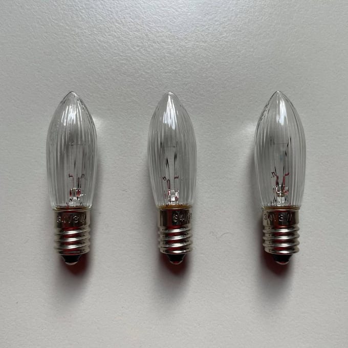 Saico E10 golfkaars vervangingslamp 3 buiten lichtbogen