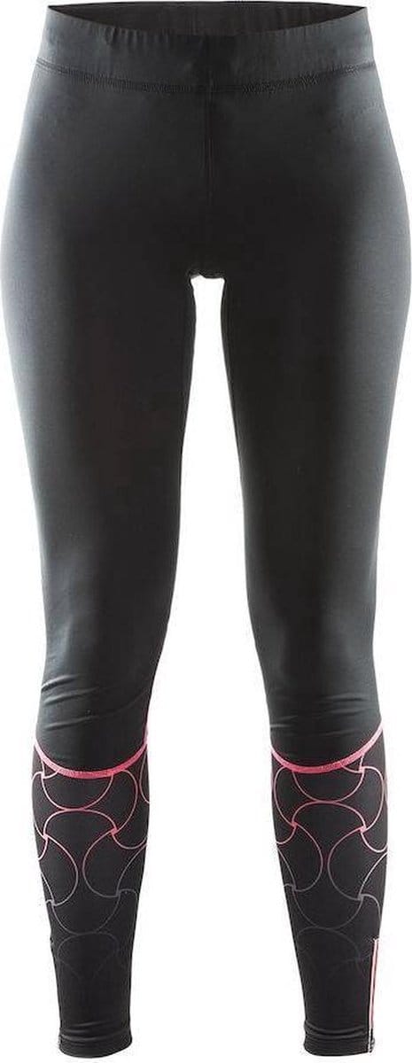 Craft Runningbroek Devotion Dames - Zwart/roze