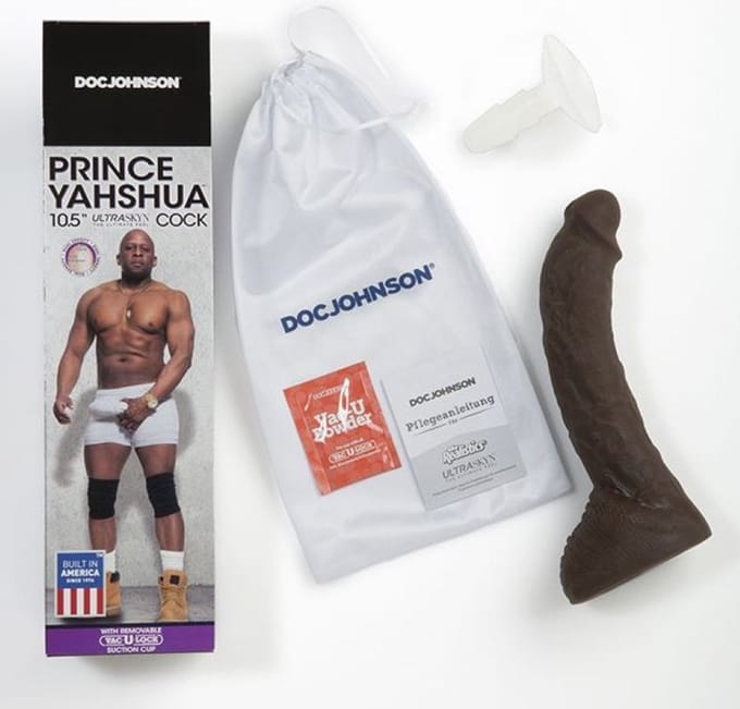 Doc Johnson Prince Yahshua - Realistische Dildo - 26 cm brown