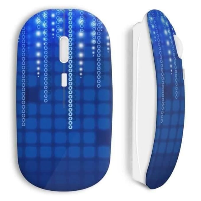 Souris Sans Fil Blue pixel style