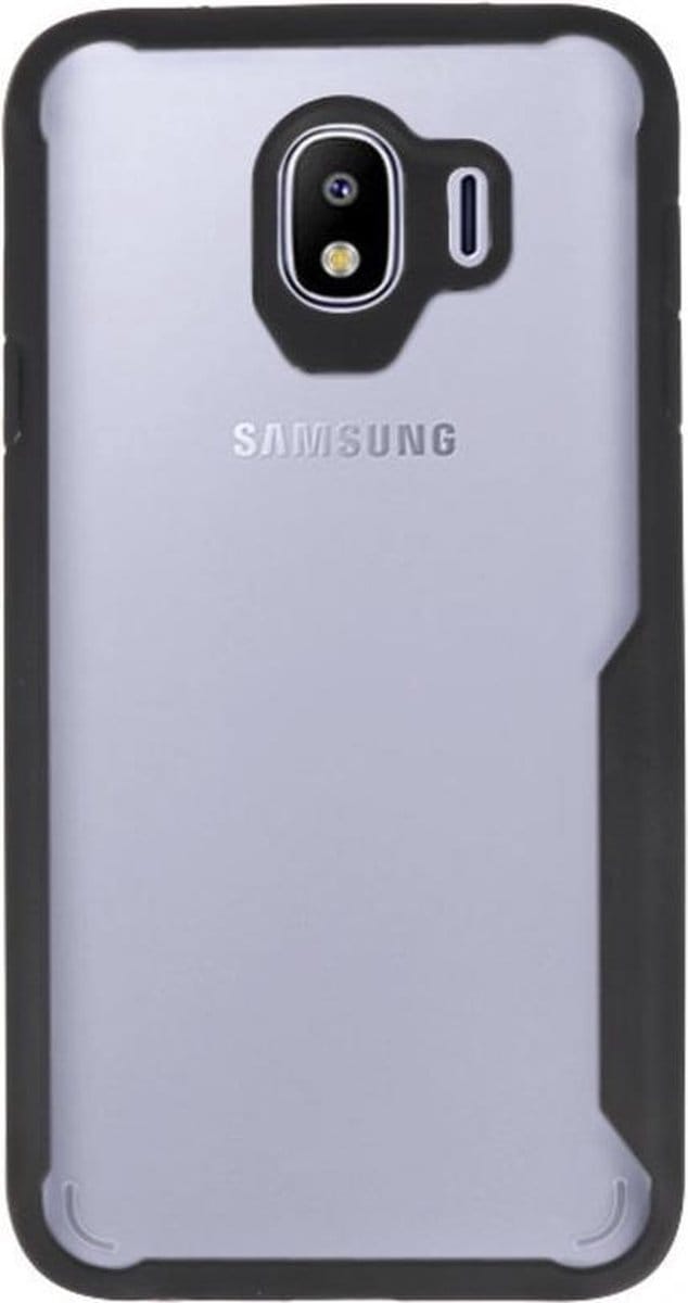 Zwart Focus Transparant Hard Cases Samsung Galaxy J4