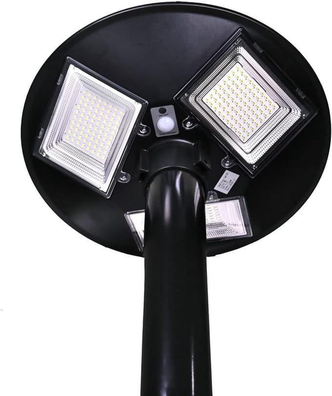 Krachtige LED Zonnestraatlantaarn 1500 Lumen met Bewegingssensor en Afstandsbediening