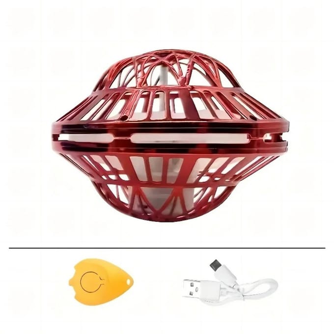 Nivard Flying Ball - Spinner - Magic - Heli - Boomerang - Boomerang Bal - Rood