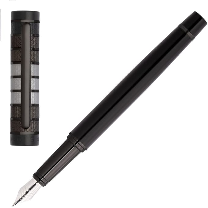 Hugo Boss - HSS1672A - Vulpen - zwart/grijs - Grade