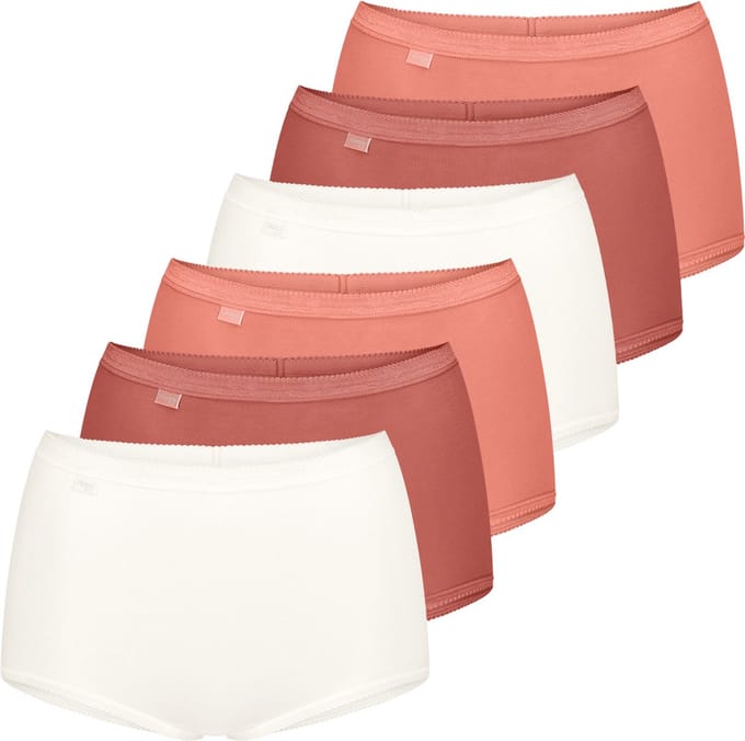 sloggi Dames maxi slip 6 pack Basic+