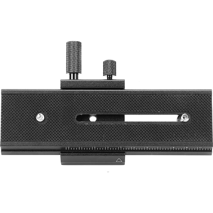 2-weg Macro Focus Rail Slider met 1/4 Montageschroef voor Close-up Fotografie black
